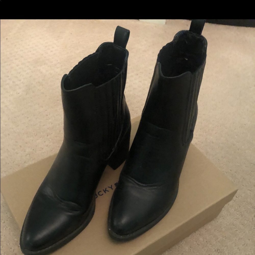 Nasty Gal Black Booties